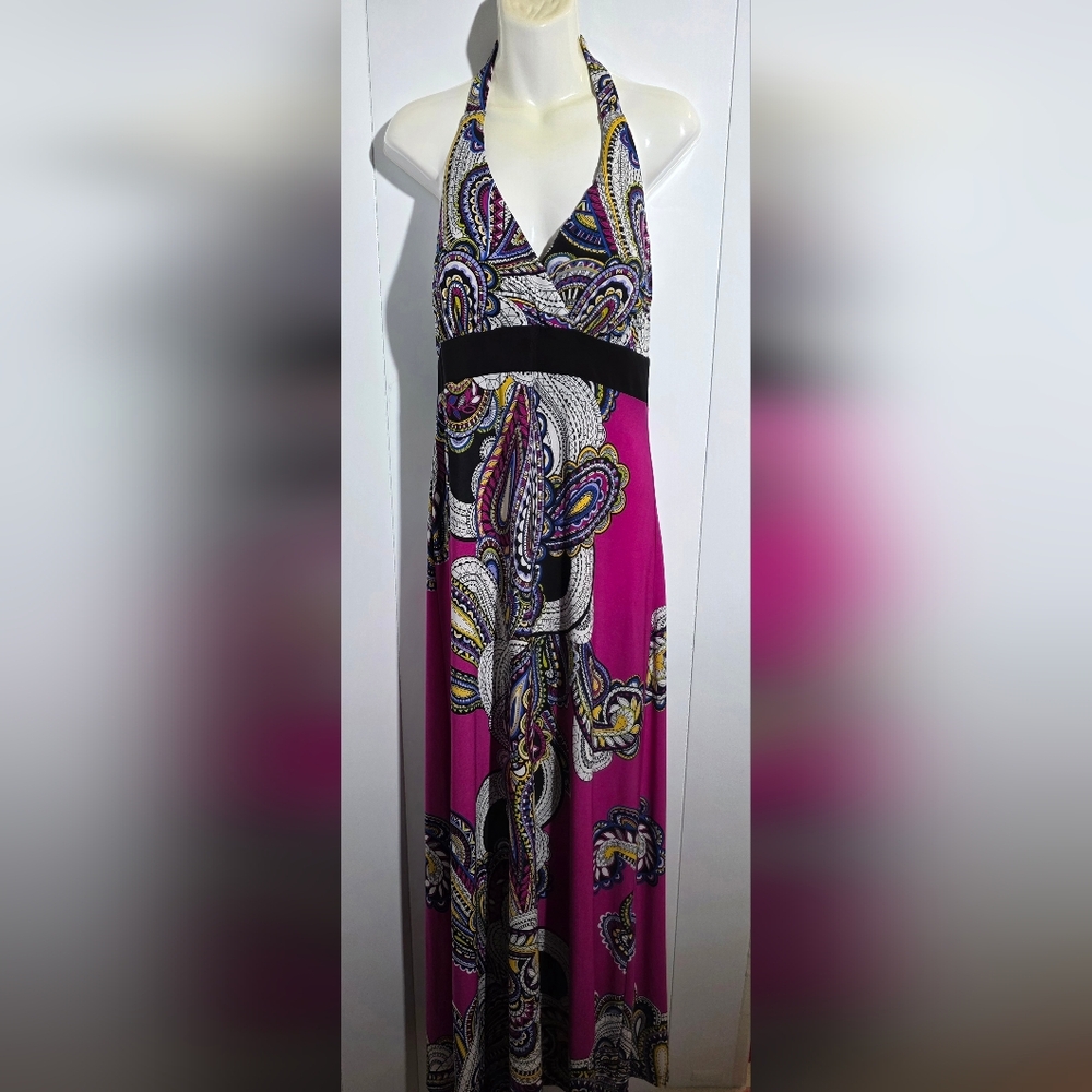 Ronni Nicole Multicolored Sleeveless Dress Size M